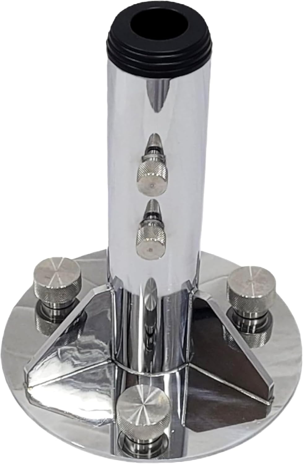 Space-Saving Breezelock™ Dock & Boat Flag/Umbrella Stand - Multi-Purpose Stainless Steel Outdoor Umbrella Stand with Anchoring System – Easy to Install on Any Surface and Supports 2,500 lbs