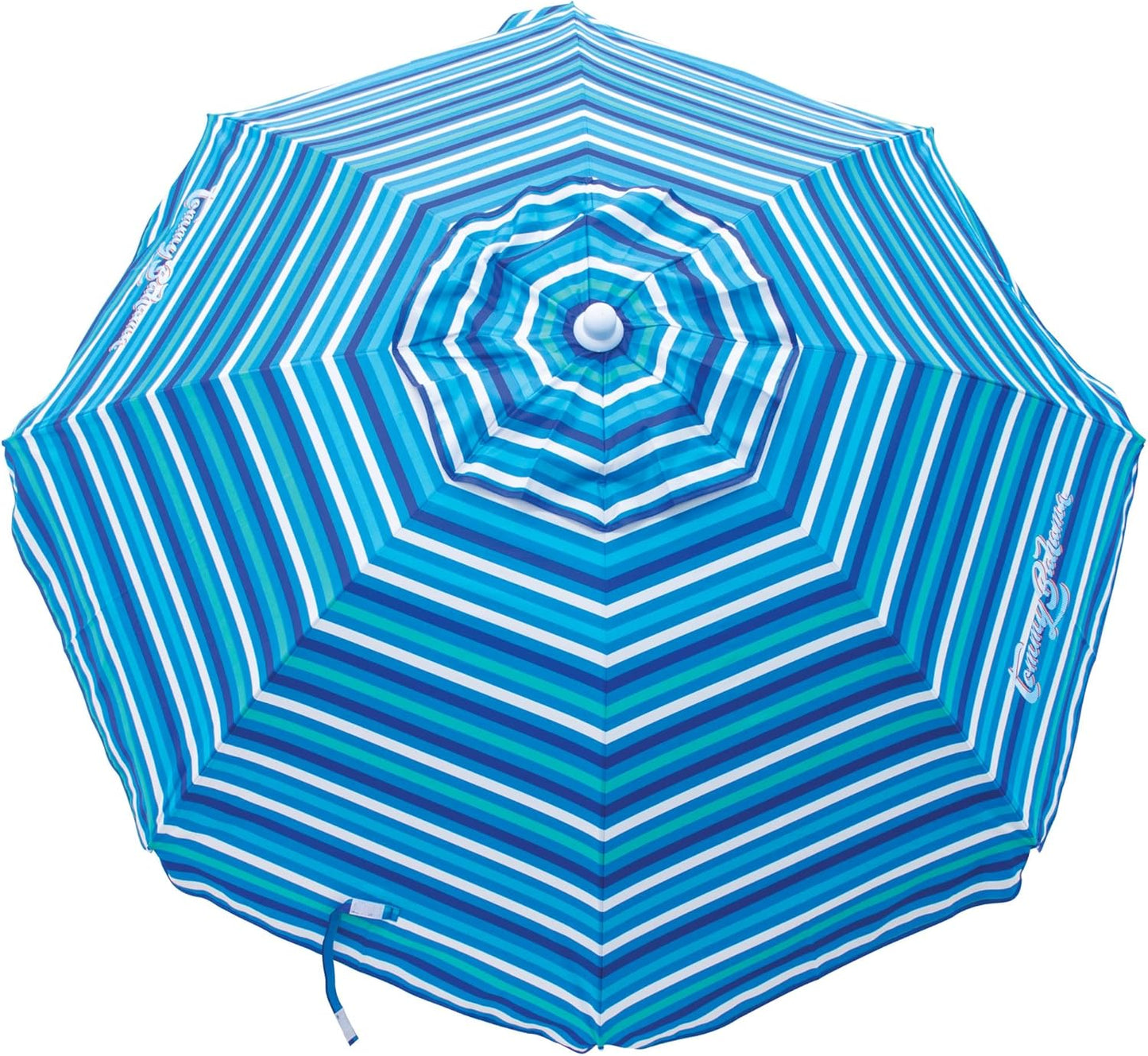 Tommy Bahama 6' UPF 50+ Tilt Beach Umbrella with Integrated Sand Anchor, Wind Vent, and Carry Bag