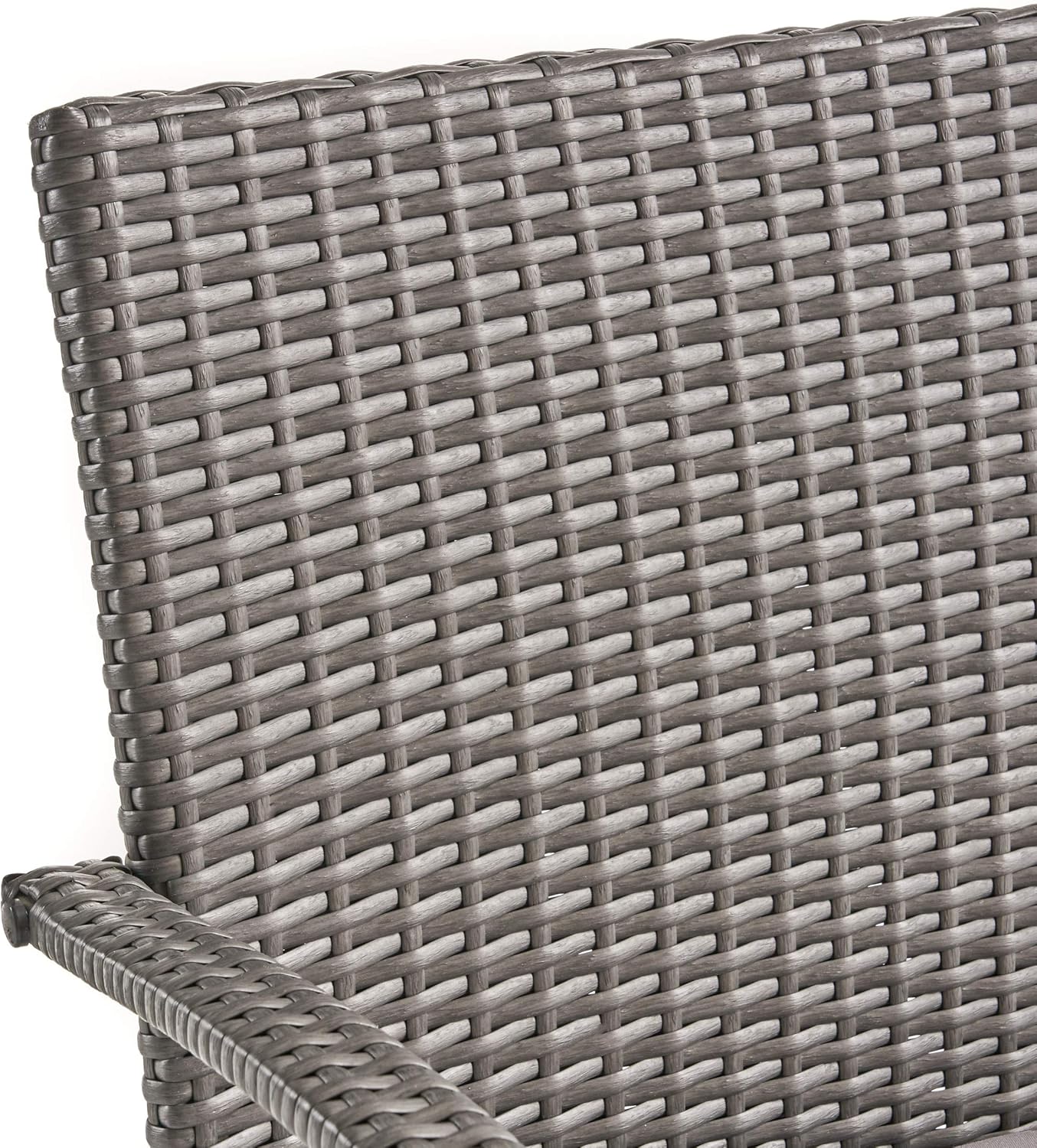 Christopher Knight Home Doris Outdoor 6-Seater Dining Set, Sandblast Dark Grey + Gray