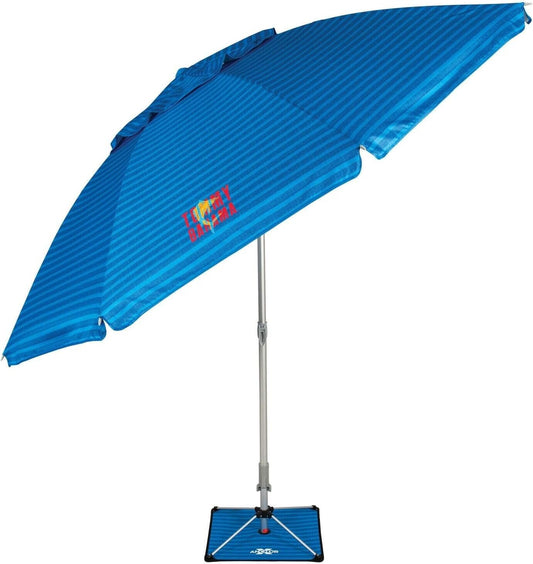T0MMY BAHAMA 8 ft Beach Umbrella with wind vent and sand anchor